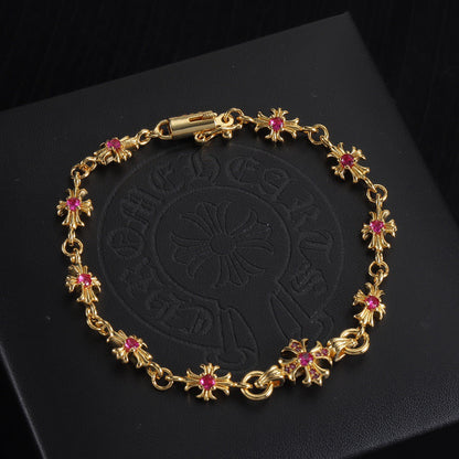 Chrome Hearts Diamond Bracelet